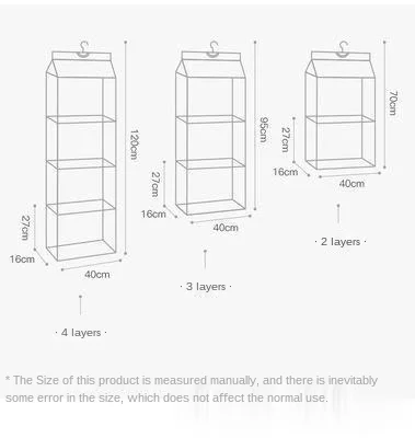 

Bag Home Hanging Storage Organizer Clothes Organizers Closet Organization Wardrobe Wall-mounted Fabric Dustproof Rack Household