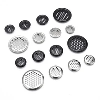 10pcs round wardrobe cabinet mesh hole stainless steel air vent louver ventilation cover hole dia 19mm25mm29mm35mm53mm