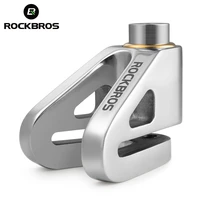rockbros security bicycle lock anti theft e scooter motorcycle disc brake lock 304 stainless steel safety bike locker protection