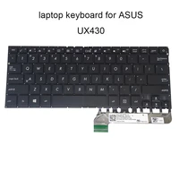 backlight keyboard for asus zenbook ux430 ux430uq ux430un us english black kb green cable screw post 0knb0 2627ta00 hot sale