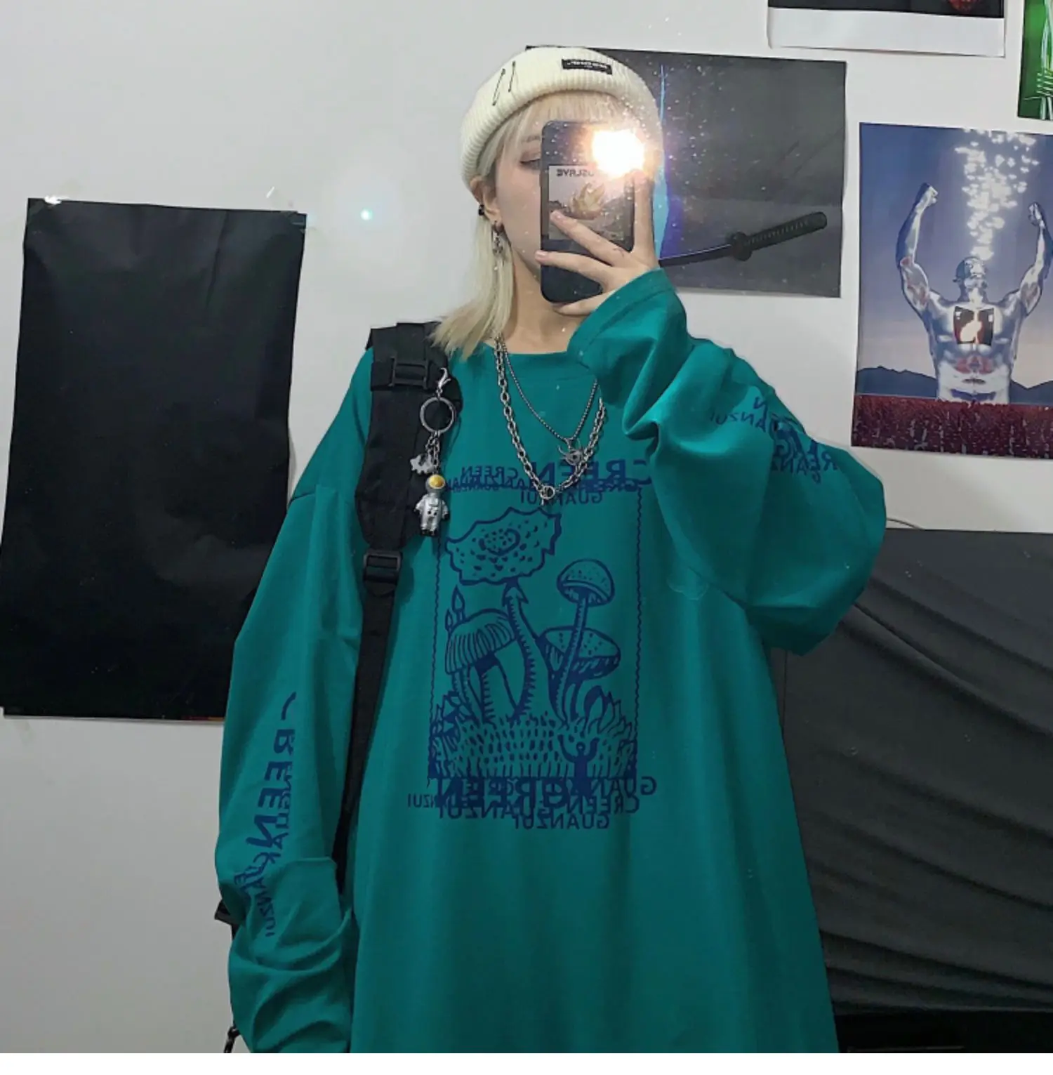 Harajuku одежда женские футболки топы в Корейском стиле Ulzzang Bf футболка с длинным рукавом с принтом для женщин Футболка