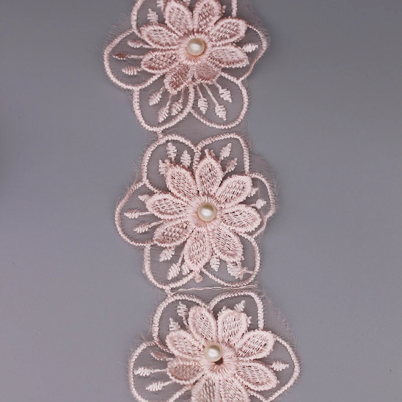 10 шт. двухслойная вышитая кружевная лента для платья|Кружево| |