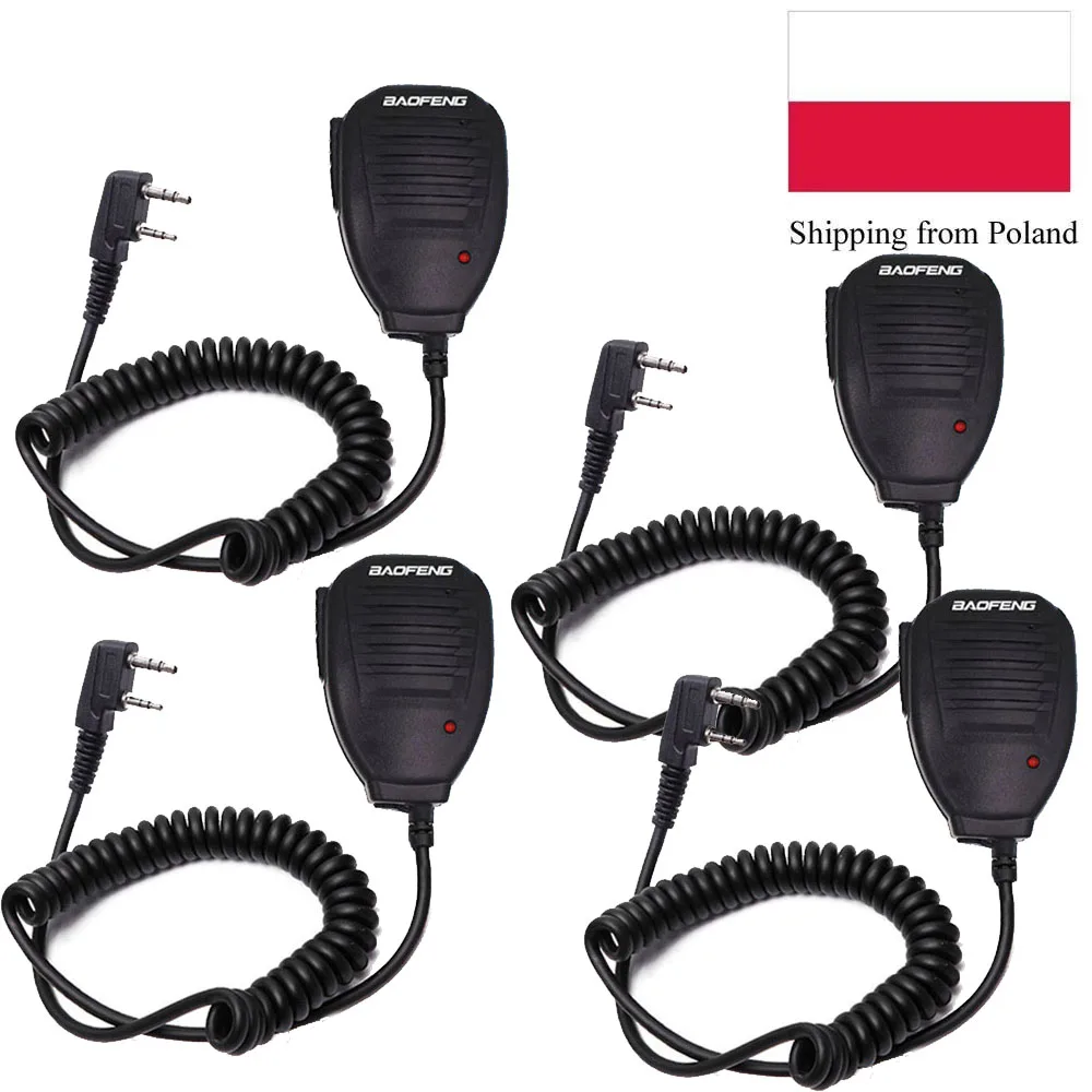 4PCS Original Microphone BF-H14-K1 for BAOFENG UV-5R BF-888S UV-82 TH-UV8000D KG-UVD1P K plug Handheld Two Way Radio