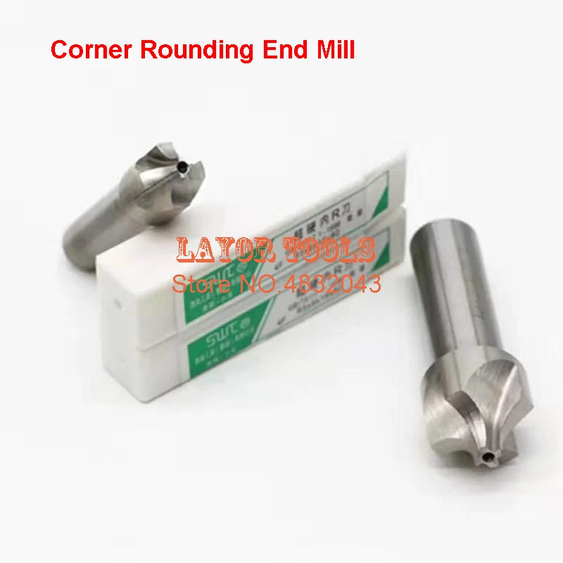 Концевые фрезы из быстрорежущей стали с 2/4 канавками R1-R12.5mm концевые шариковым