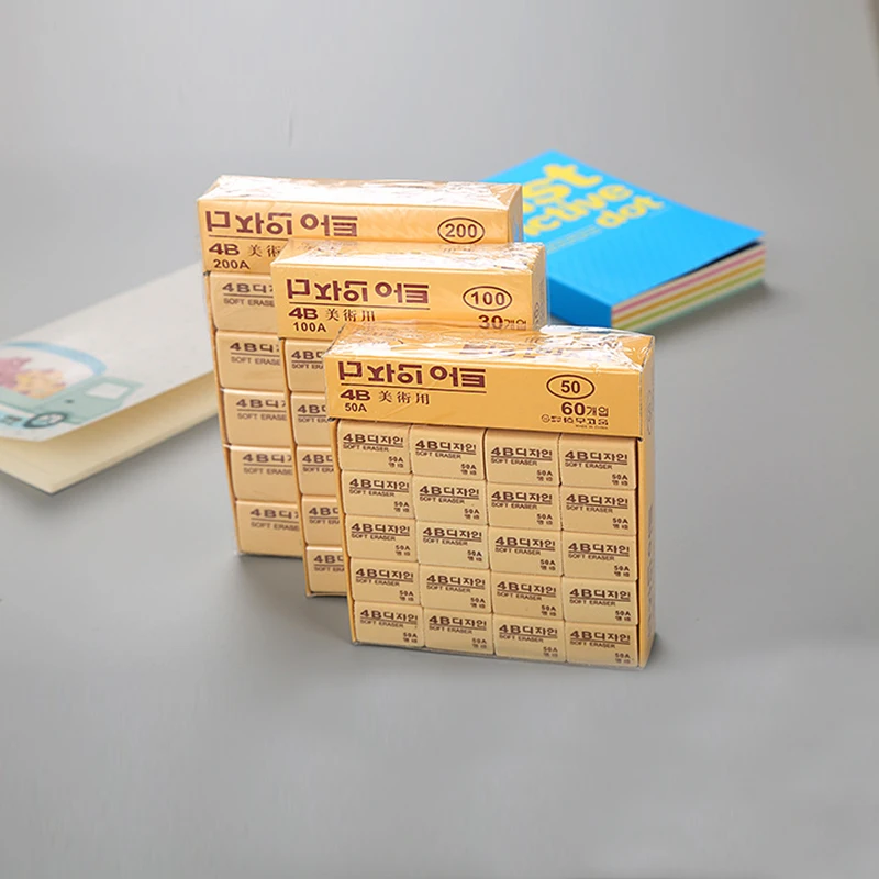 Zayex 30 шт./кор. резиновые ластики Прочный гибкий карандашный ластик студенческие канцелярские принадлежности, школьные принадлежности для Для детей