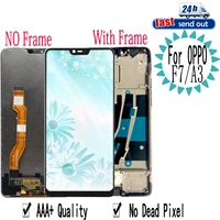 6 23 f7 lcd for oppo a3 lcd display cph1819 cph1821 touch screen digitizer assembly replacement with frame for oppo f7