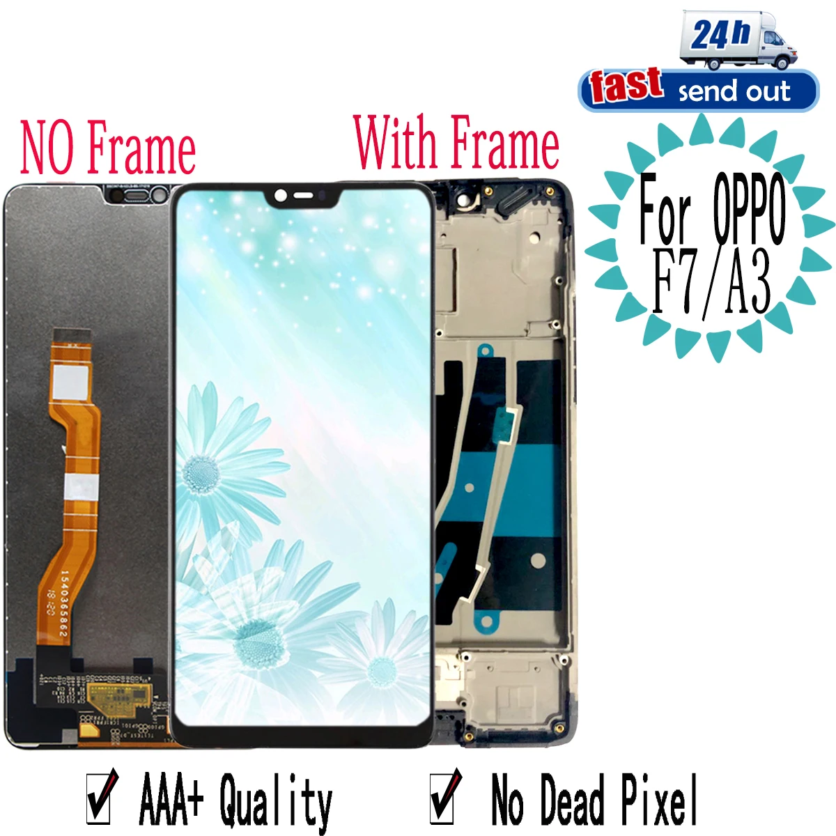 6 23 &quotF7 LCD для OPPO A3 CPH1819 CPH1821 кодирующий преобразователь сенсорного экрана в сборе