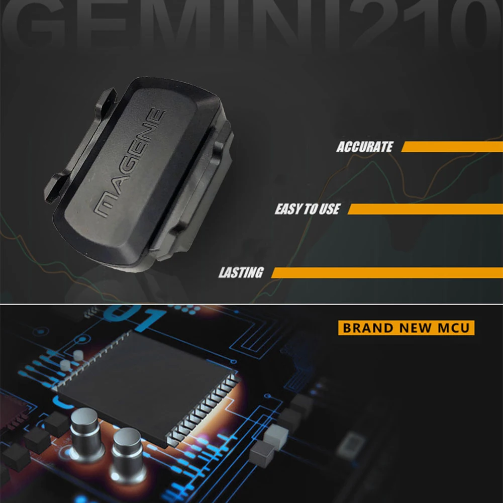 Велосипедный компьютер Gemini 210 S3 + Bluetooth ANT Датчик частоты вращения педалей