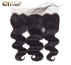 QT бразильские волосы 13*4 фронтальные 4*4 закрытые прозрачные кружевные волнистые швейцарские кружева бесплатноСредниетри части 130% натуральные волосы Destiny