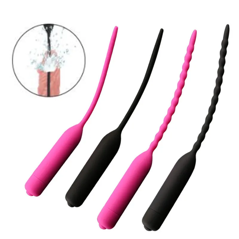 8 Size Vibrating Penis Plug Urethral Dilators Male Masturbator Vibrator Sex Toys For Men Silicone Sounds Catheters | Красота и