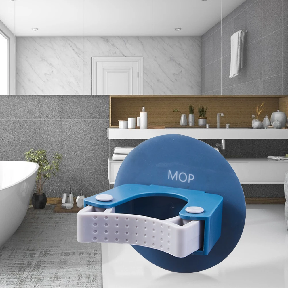 

Wall Mounted Storage Mop Organizer Holder Brush Broom Hanger Storage Rack Kitchen Clip Seamless Mop Hook With Mounted Hanging