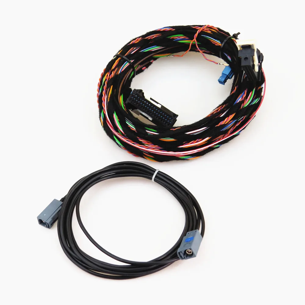Реверсивный кабель для камеры заднего вида TUKE 12 В RGB Pigtail Fit RCD510 VW Tiguan 5ND 827 566 C 5N0 907 441