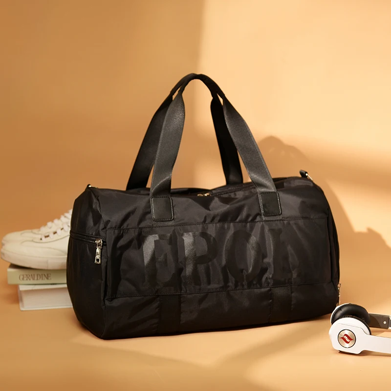 Fouvor Women Summer Bag Letter Print Sport Handbag 2020 Simple Fashion Oxford Cloth Waterproof Travel Bag 6025-17