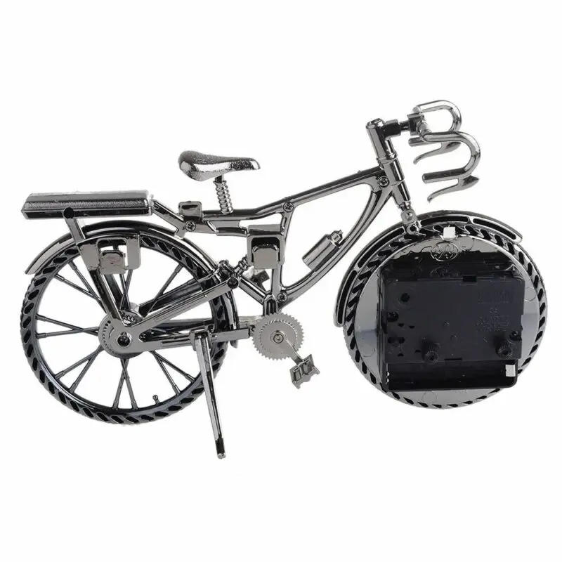 1Pcs Retro Bicycle Clock Design Cool Style Creative Home Office Table Vintage Iron Big Watch Decor Gift Dropshipping | Дом и сад