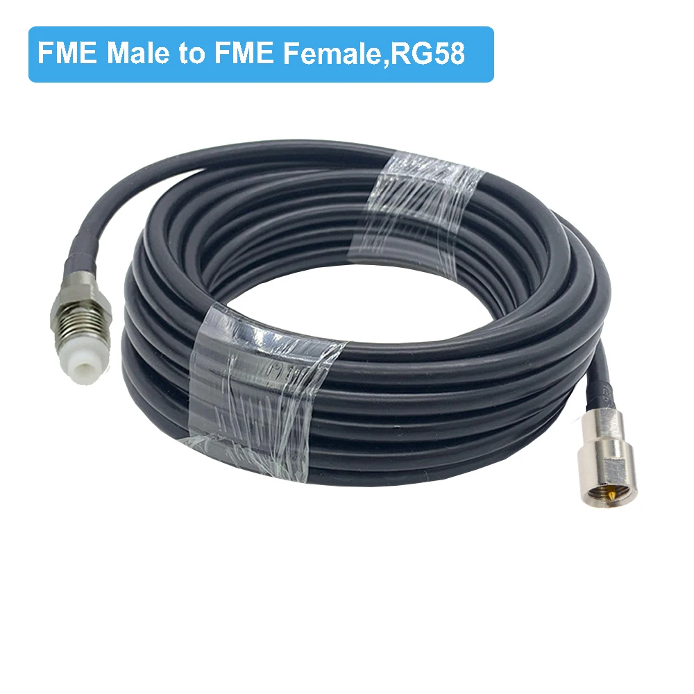 FME Male to Plug Adapter RG58 Pigtail Cable RG-58 50 Ohm RF Coaxial Extension Cord Coax Jumper | Обустройство дома