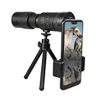 Монокулярный телескоп 4K 10-300x40 мм с супертелефото и зумом, водонепроницаемый для смартфонов, наблюдение за птицамиОхотаКемпинг