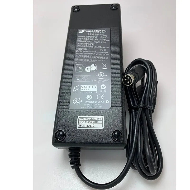 Оригинальный FSP FSP120-AAB 19V 6.32A 120W AC адаптер Зарядное устройство источник питания для