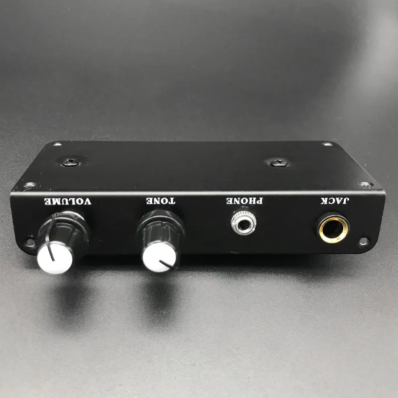 Активный бесшумный звукосниматель гитары с батарейным блоком для путешествий