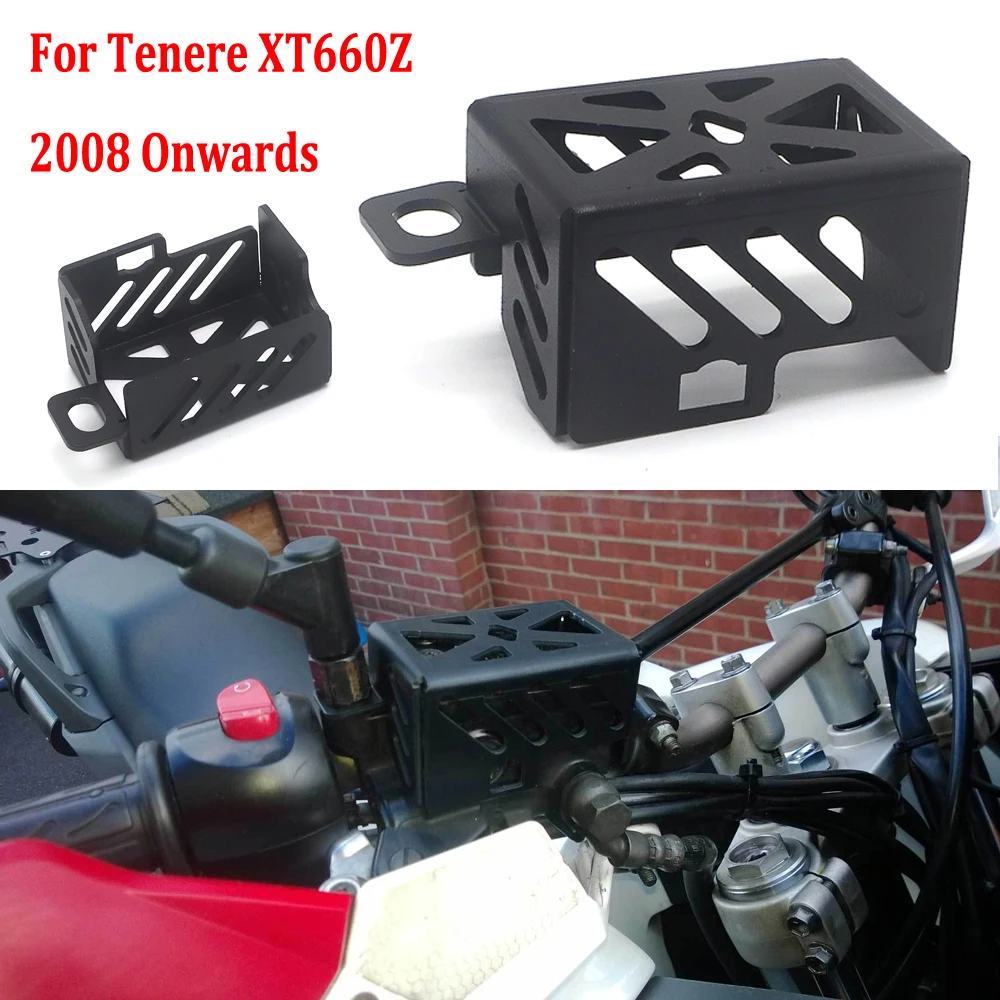 

Motorcycle Front Brake Reservoir ​Oil Cup Guard Protector Cover For Yamaha Tenere XT660Z XT 660 Z XTZ 660 2008 Onwards