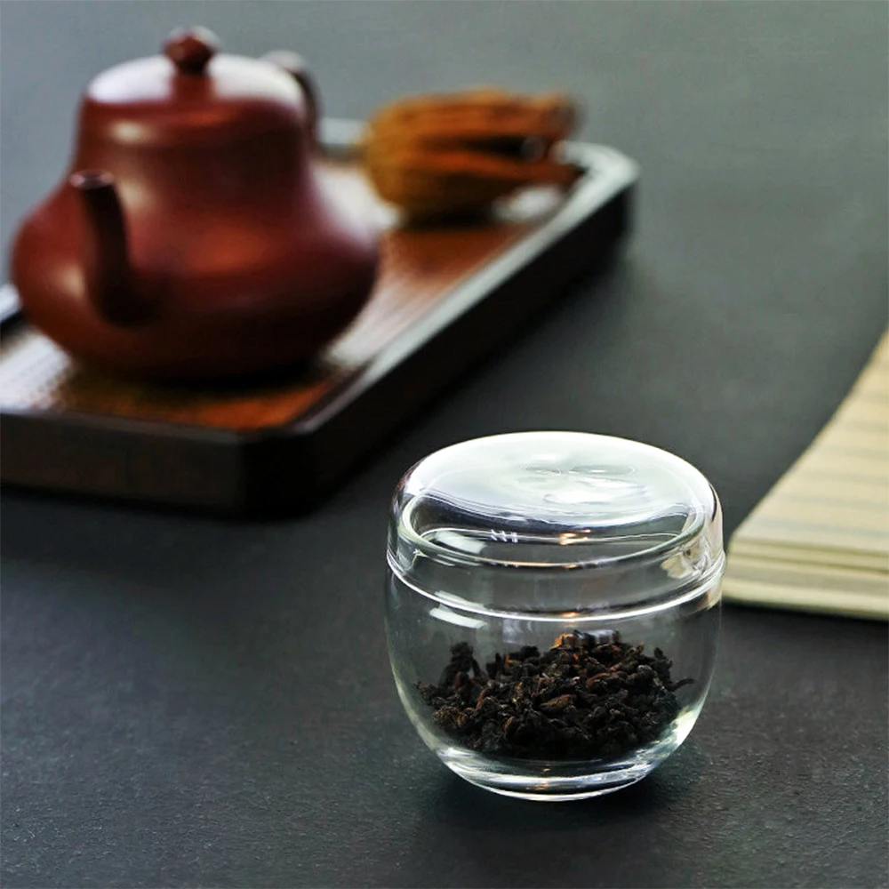 Чайная банка Мини стеклянные бутылки с крышкой коробка для сахара контейнер чая