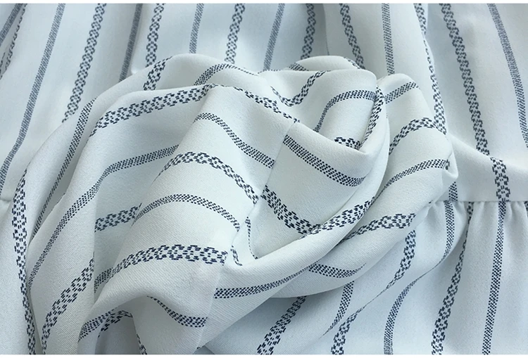 

Boho Vacation Striped Dress Retro Women Autumn Embroidery Tassel Puff Sleeve Mid-calf Dress Beach Harajuku White Yellow Clothes