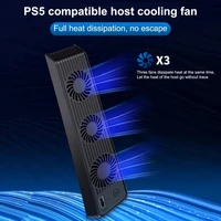 easy installation game accessories console host mute external usb cooler for ps5