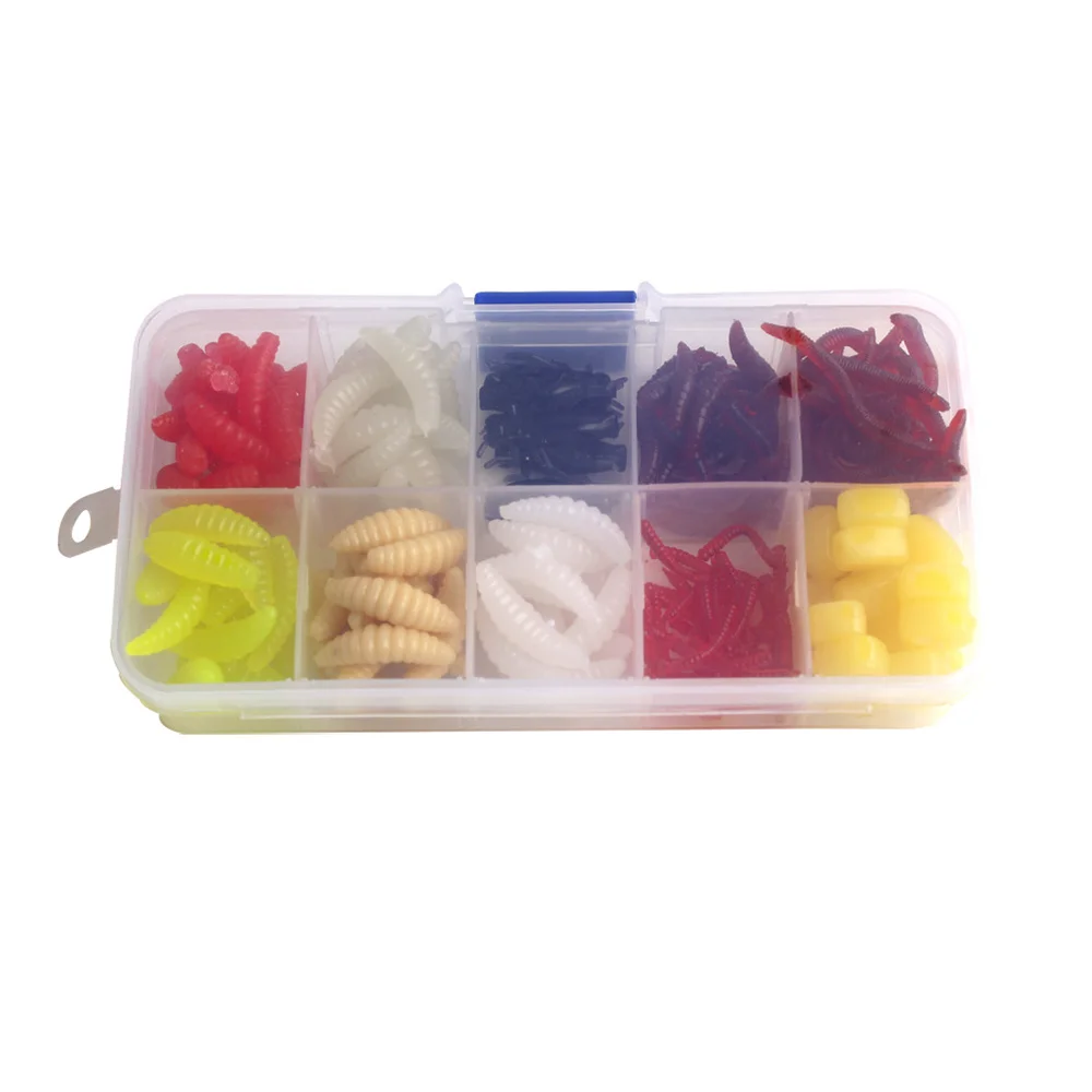 Набор мягких приманок для рыбалки 175 шт./компл. смешанные приманки джиг-головка