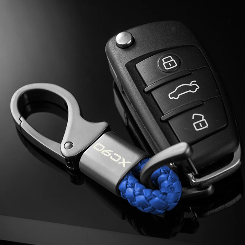 Автомобильный брелок металлический кожаный для ключей украшение салона