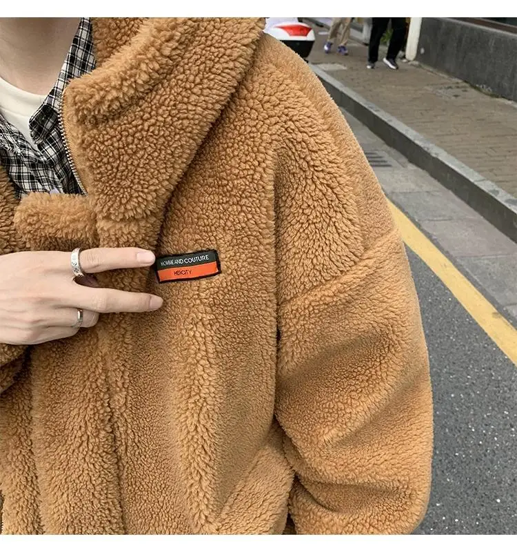 Мужская толстовка из овечьей шерсти с бархатной подкладкой | одежда