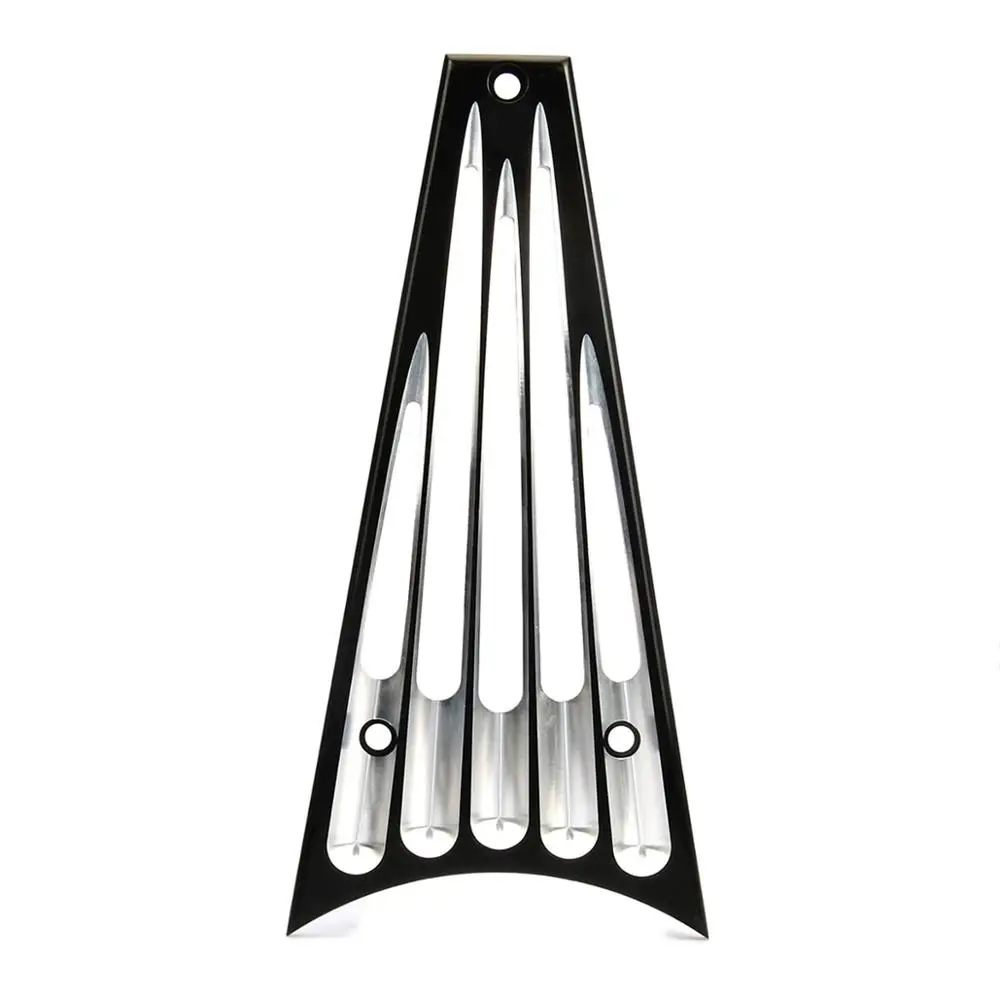 Черный хромированный чехол для решетки радиатора с ЧПУ harley road king street glide 2014-2016 -