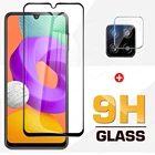 Закаленное стекло 2 в 1 9H для Samsung Galaxy M22, защитная пленка для экрана Samsung M22, M225F, M 22, стекло для объектива камеры