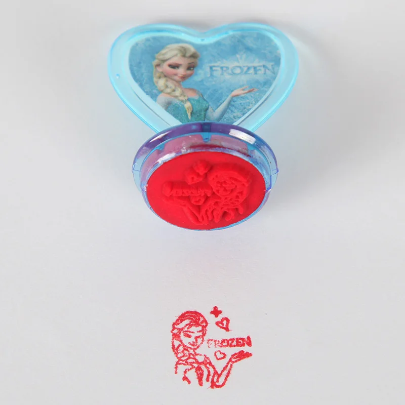 6pcs Disney Frozen Elsa Princess Seal Stamper Teacher Stamp Set Craft Stamps Stationery Party Supplies Girls Favors Gifts | Дом и сад