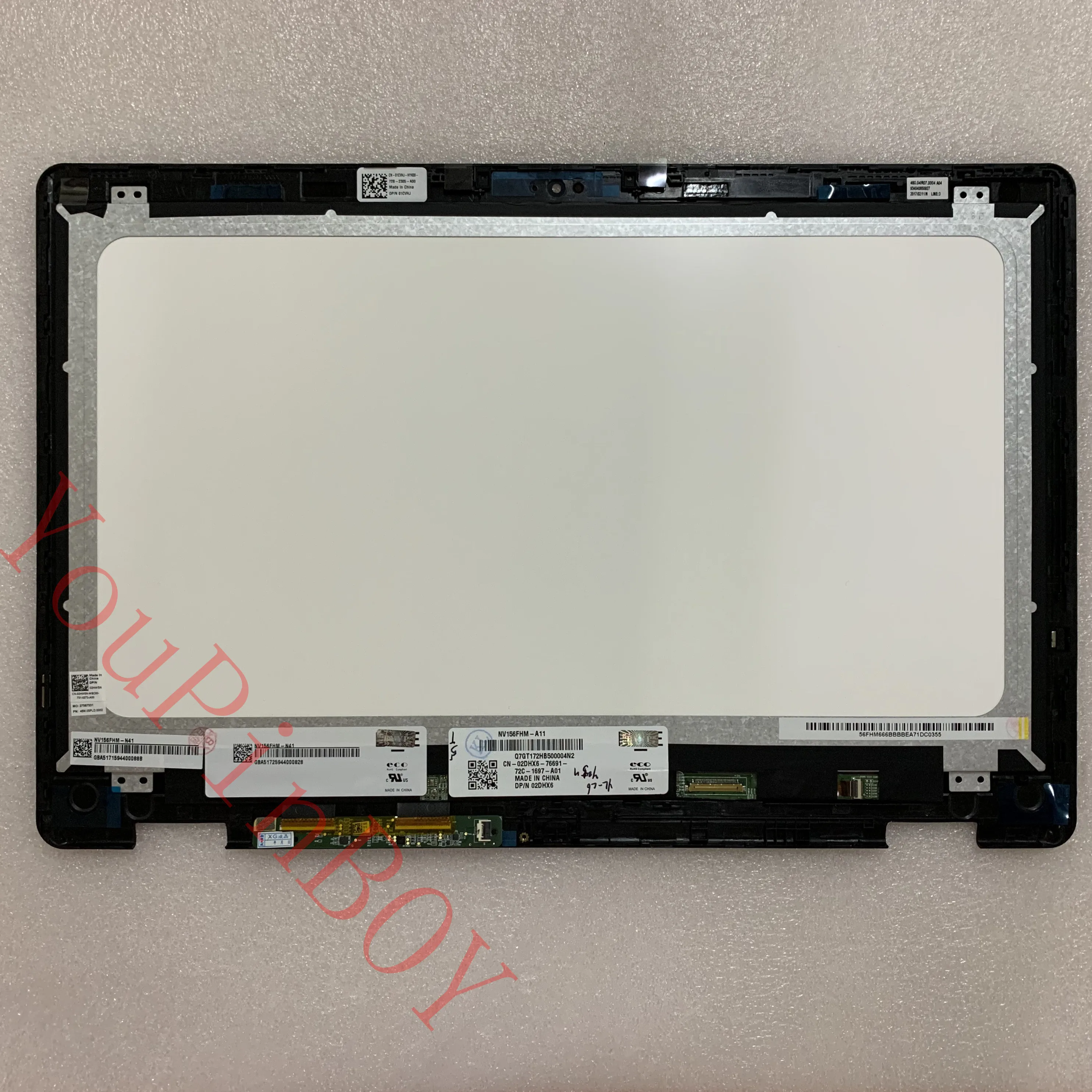 15 6 &quotдля Dell Inspiron 7558 7568 7000 ЖК-дисплей с сенсорным экраном NV156FHM-A11 02DHX6 FHD 1920*1080