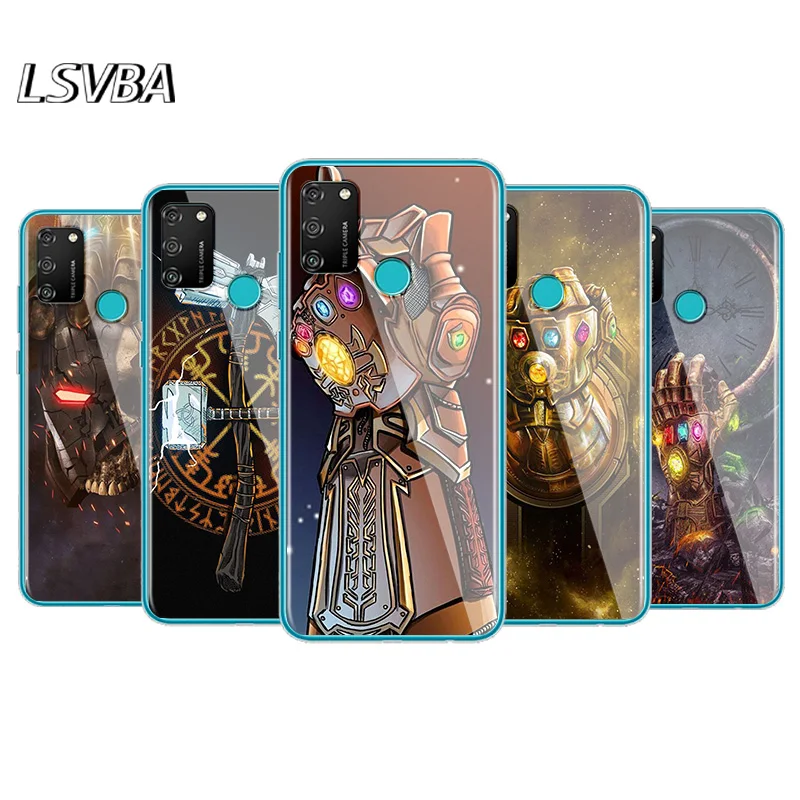 

Cool Steel Armor Gem Weapon For Honor V9 Play 3E 8S 8C 8X MAX 8A 2020 Prime 8 7S 7A Pro 7C Phone Case