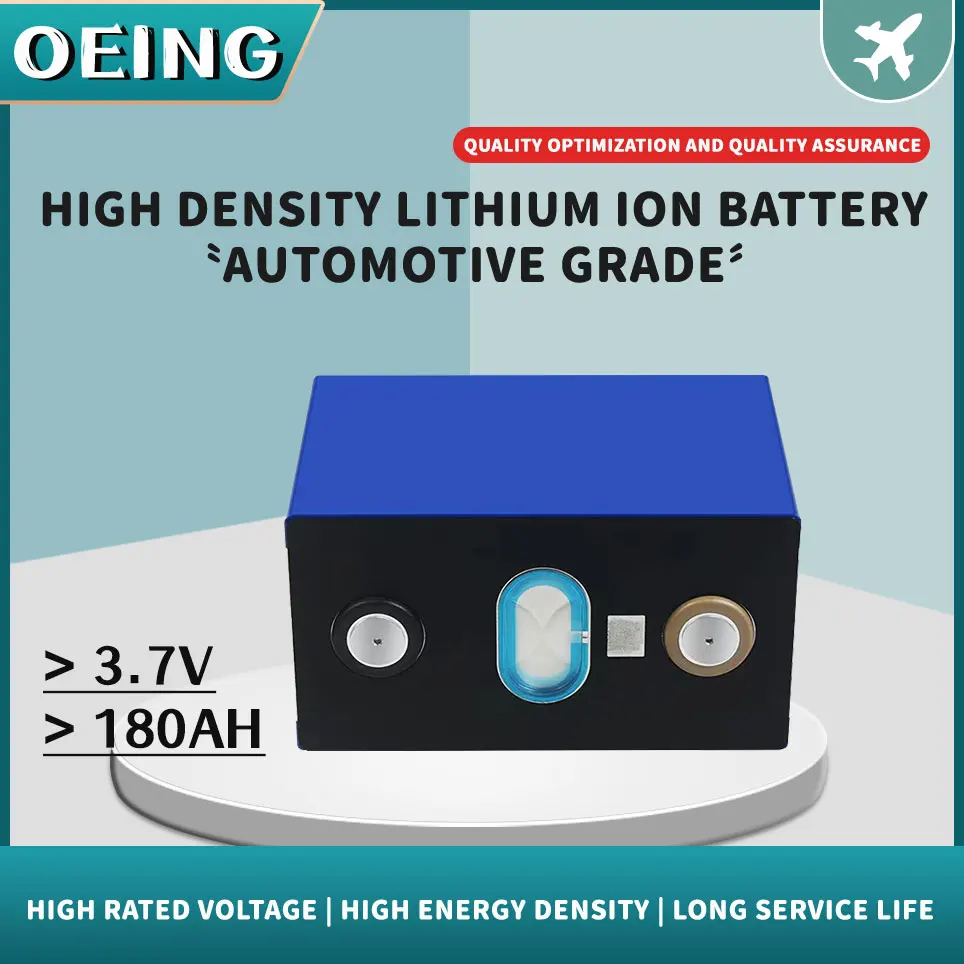 

2021 16PCS New 3.2V 180Ah Lifepo4 battery 3.2v lithium iron phosphate Grade A diy 12v 24v Solar storage Electric car Golf cart
