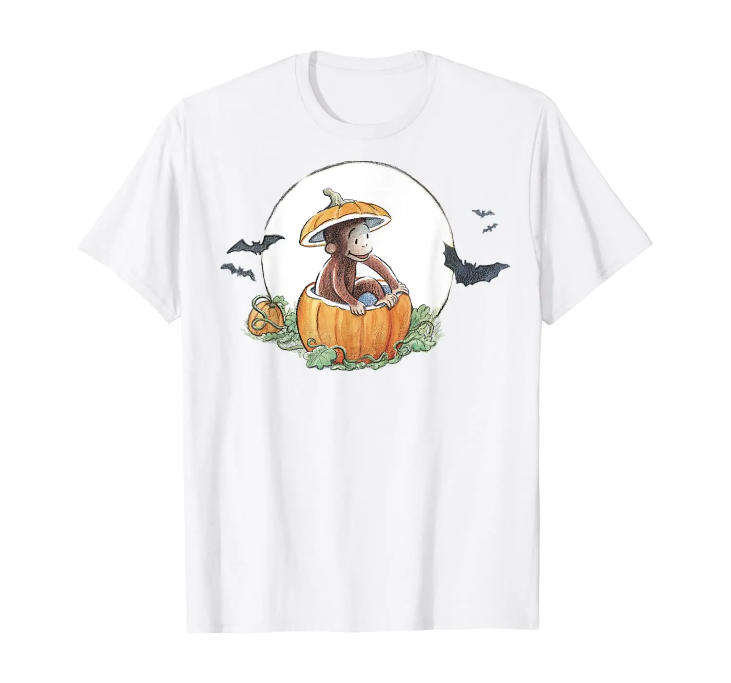 

In A Pumpkin Halloween T-Shirt Hot Sales Summer Cool Women Tee New Breathable Pure Cotton Short Sleeve T Shirt
