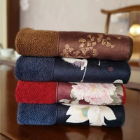 napkins painted tea towel tea cloth cotton linen thickened absorbent tea ceremony accessories tea set special rag zen high