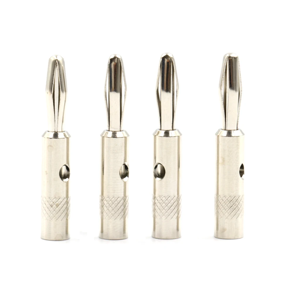 8 шт. аудиоразъем типа банан с родиевым покрытием кабель для колонок 8tc разъем Hi-Fi |