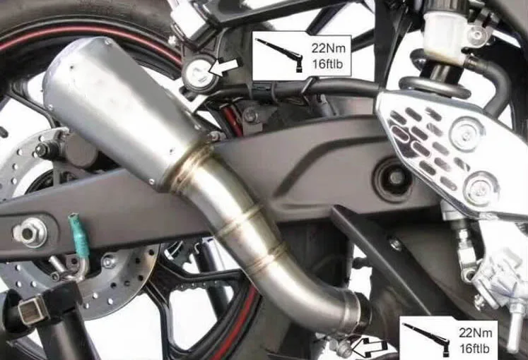 Для Yamaha YZFR3 YZF R3 2016 2015 2017 глушитель аксессуары для мотоциклов выхлопная труба без