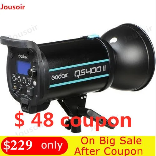 Стробоскоп Godox QSII серии QS400II 400Ws светильник для моделирования цветовая