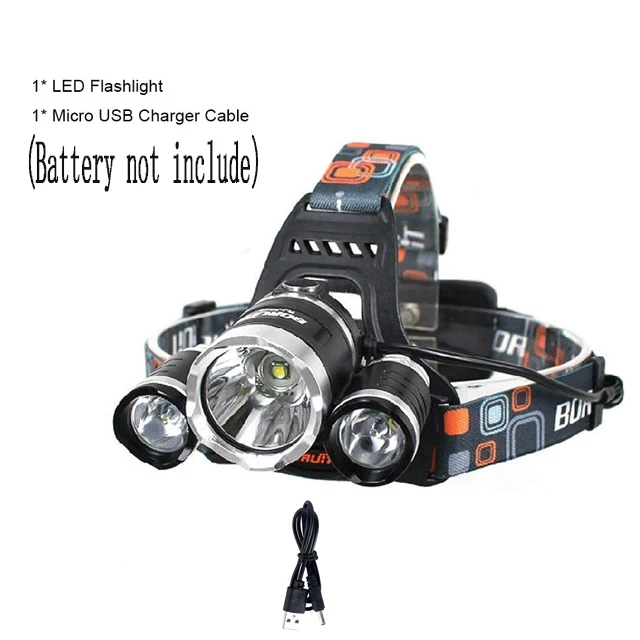 Мощная светодиодная фара дальнего действия, налобный фонарь 5/3 T6, зум, мощный перезаряжаемый фонарь, фонарик, налобный фонарь от 18650