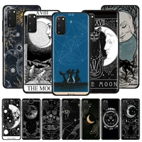 case for samsung galaxy note 10 lite plus 20 ultra 8 9 s20 fe s21 s10 soft silicone phone cover funda witches moon tarot shell