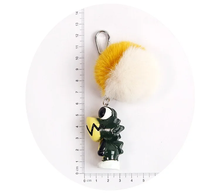 

New arrival For Woman Girl Keychain New Fashion Key Ring Kingchain Monster Resin Cartoon Car Bag Creative Key holder