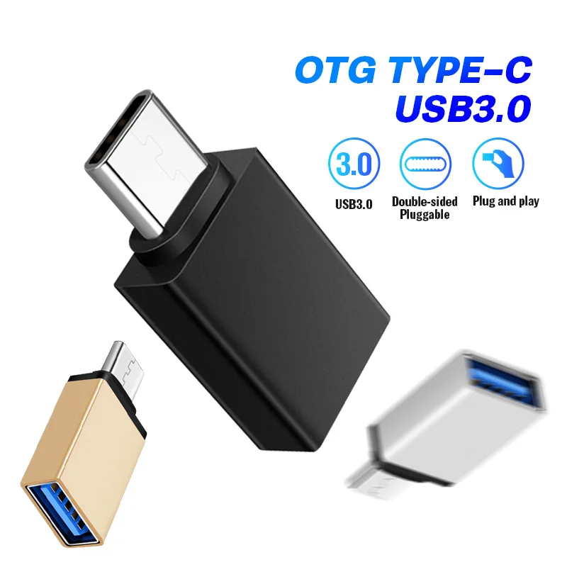 

Type C to USB3.0 OTG Adapter USB 3.0 to USB-C Adapter for MacbookPro Xiaomi Huawei Mini USB Adapter Type-C OTG Cable Converter