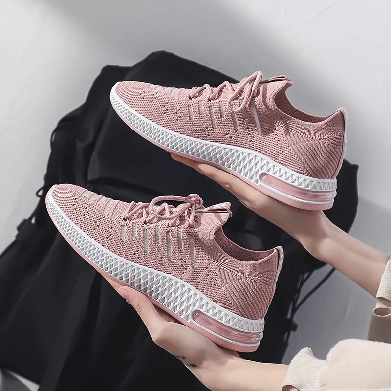 Женские теннисные туфли дышащая Спортивная обувь для тренажерного зала уличная