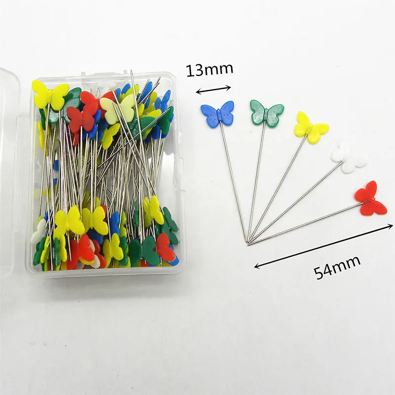 

200Pcs Stainless Steel Dressmaking Pins Embroidery Patchwork Pins Sewing Needle DIY Accessories Sewing Tools