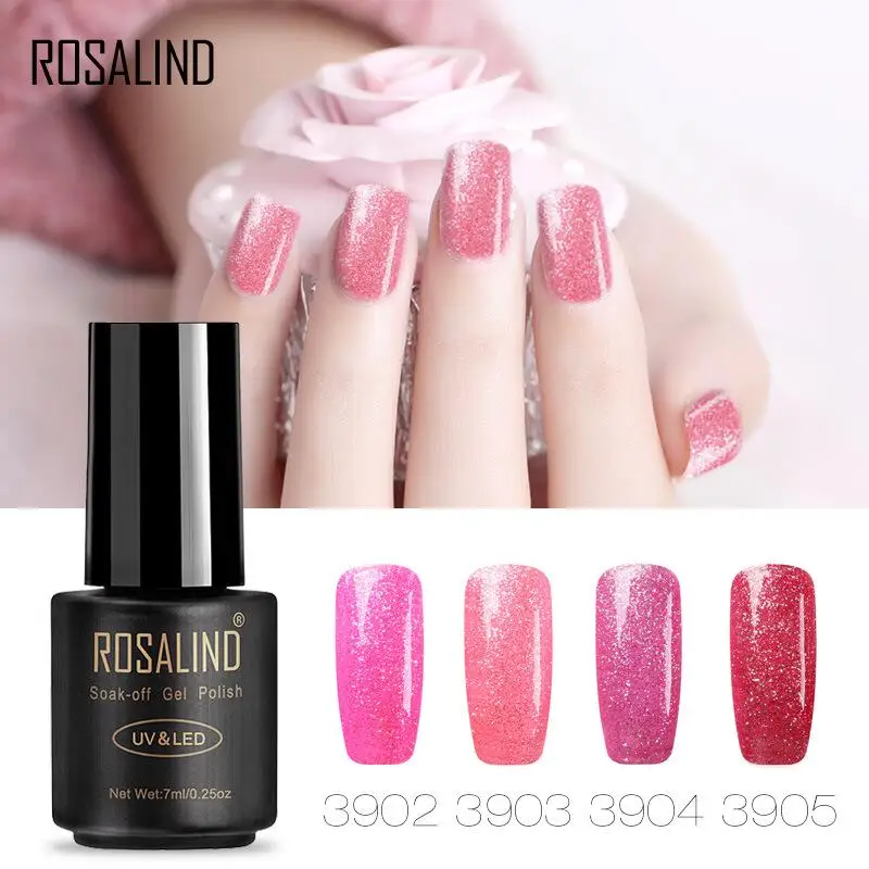 ZHENDUO ROSALIND 7 мл цветной гель лак для ногтей УФ светодиодный Полупостоянный гель| |