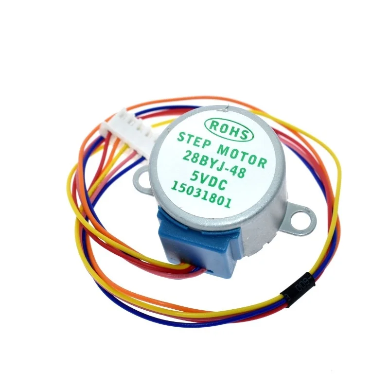 Шаговый двигатель постоянного тока 5 в 12 В 28BYJ 48 12V 5V 1/64 4 фазный проводный шаговый
