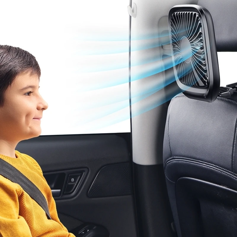 Автомобильный кулер Baseus складной тихий вентилятор для заднего сиденья