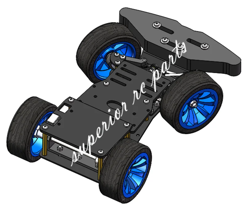 4WD RC MG996R Металл Servo подшипник шасси автомобиля w/Дифференциальные RS380 мотор для